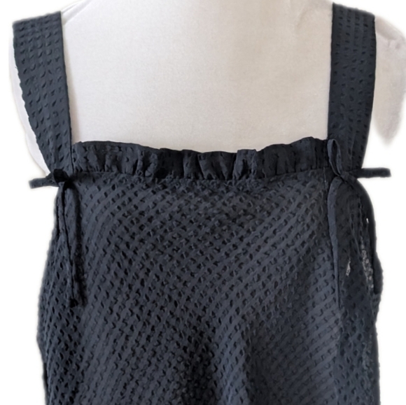 Vintage Victoria's Secret Nightie Large Babydoll Sheer Puckered Fabric Bow Dress - Picture 3 of 7